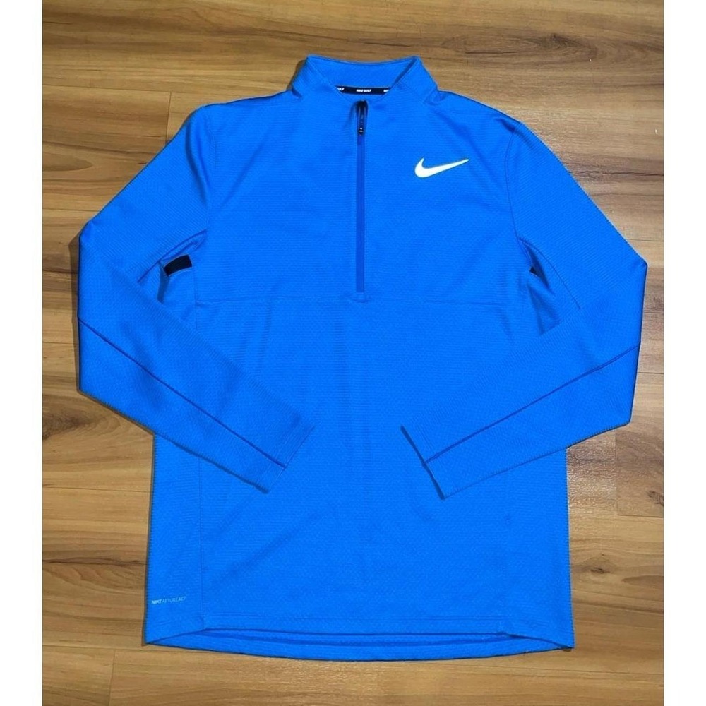 Mens Nike Aeroreact Quarter Zip Golf Performance Active Shirt Pullover